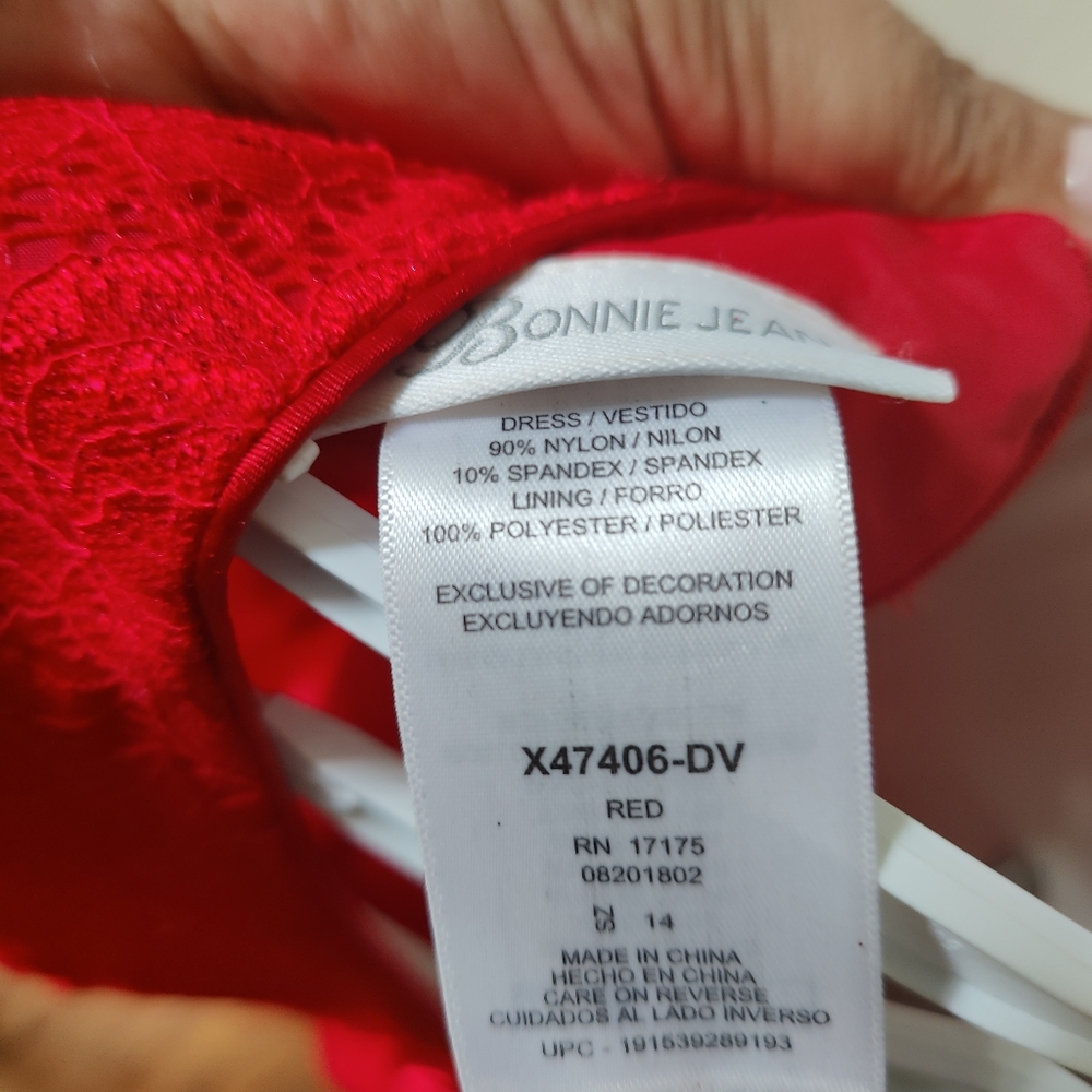Red Bonnie Jean dress